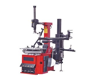 Heavy Duty Tire Changer Machine Pneumatic Tilt-Back Post With Right Help Arm