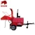 High capacity mobile drum wood chipper