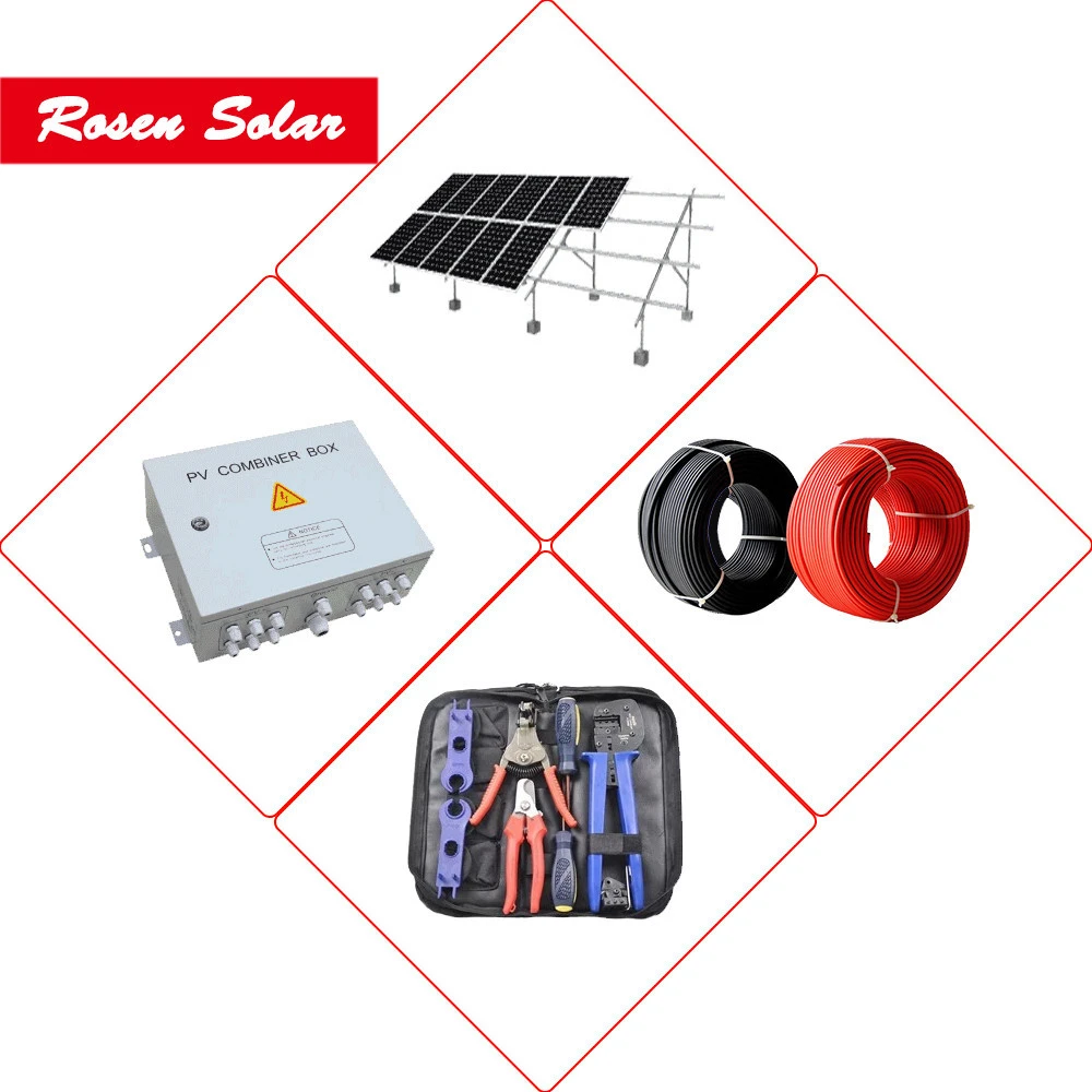 High efficiency 5000w solar house system generator with battery