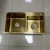 Import High-end Nano Tyrant Gold Double Basin Kitchen Sink Under Counter Double Bowl Farmhouse Wash Sink from China
