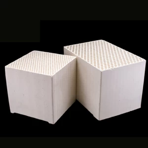 High performance ceramic honeycomb heat regenerator with porous for heating and industry furnaces