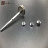 High precision dispense valves assemblies tungsten carbide needle