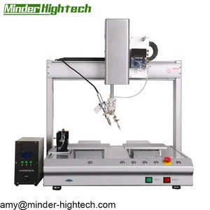 High Precision Single Head Double Station Rotary Automatic Soldering Machine/Robot