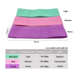 High Quality 3 Pcs Elastic Resistance Exercise Bands