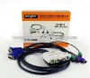 High quality 570MHz usb dual port kvm switch with cable