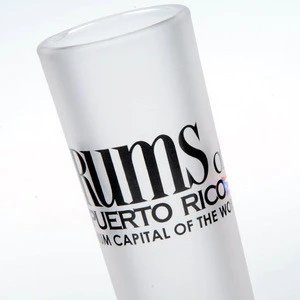 high quality 70ml frosted shot glass with custom logo