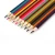Import High quality 7&quot; wooden stripe colored lead pencil from China