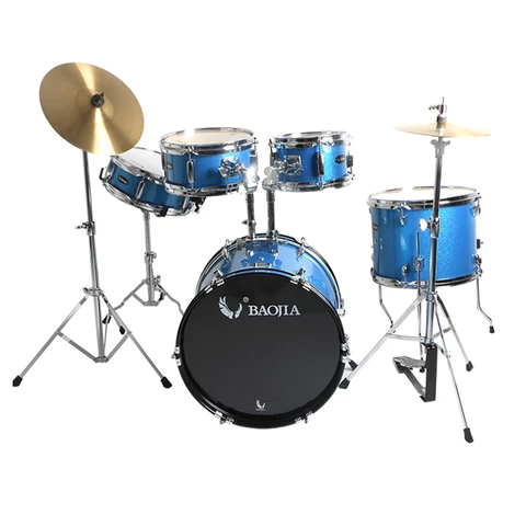 High quality and cheap children jazz drum set 5 pcs percussion drum set use for beginner wholesale drums
