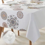 High-quality anti-roll protective cover waterproof PVC tablecloth