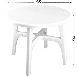 High quality beach plastic round umbrella outdoor table plastic table
