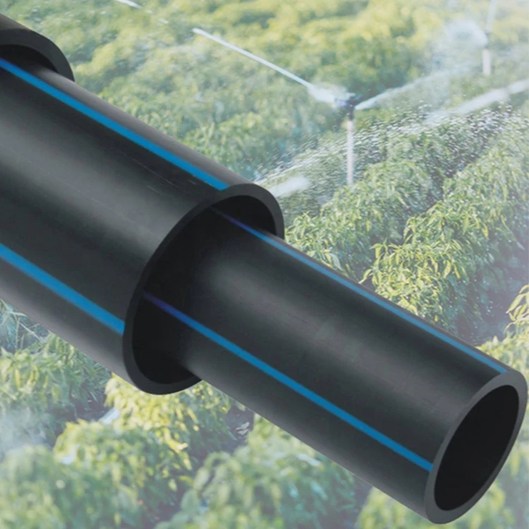 High quality black-plastic-water-pipe-roll garden pipe watering water white pipe