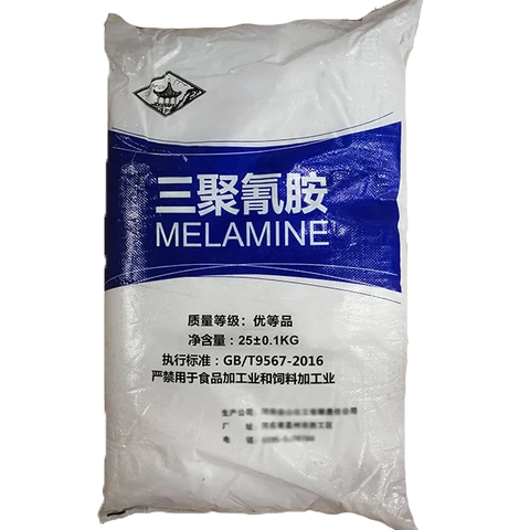 High Quality Board Process Raw Material Melamine Powder 99.8% White Melamine