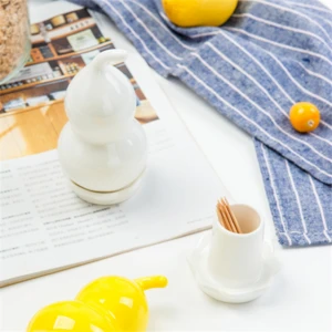 High quality ceramic lemon toothpick holder wholesale,Lemon shaped ceramic toothpick holder,ceramic toothpick container