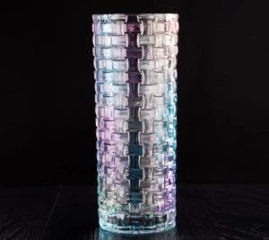 high quality colorful crystal vase glass vase for home decoration