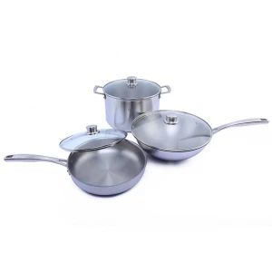 High quality cooks club cookware set top selling titanium cookware pot set