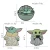 Import high quality custom baby yoda pin button badge metal material badge pin cute cartoon badges button enamel pins from China
