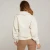 Import High Quality Custom Logo Womens Crew Neck  Hoodies 100% cotton half zip pullover sweatshirt for women from China