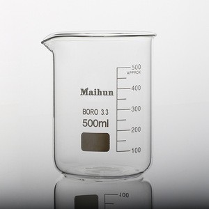 high quality customized thick-wall glass beaker set