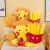 Import High Quality Cute Pizza Fries And Burger Shaped Plush Pillow Stuffed Cartoon Fast Food Soft Toy Sofa Cushion For Decoration from China