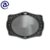 High Quality DIY Style And Pin Buckle Type Custom Antique Black Zinc Alloy Blank Belt Buckle