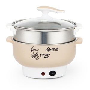 High quality electric hot pot  material non-stick electric stew pot multi-purpose steamer electric slow cooker