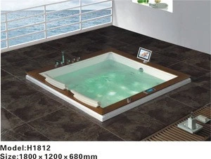 High quality embedded spa tub for leisure and relaxation