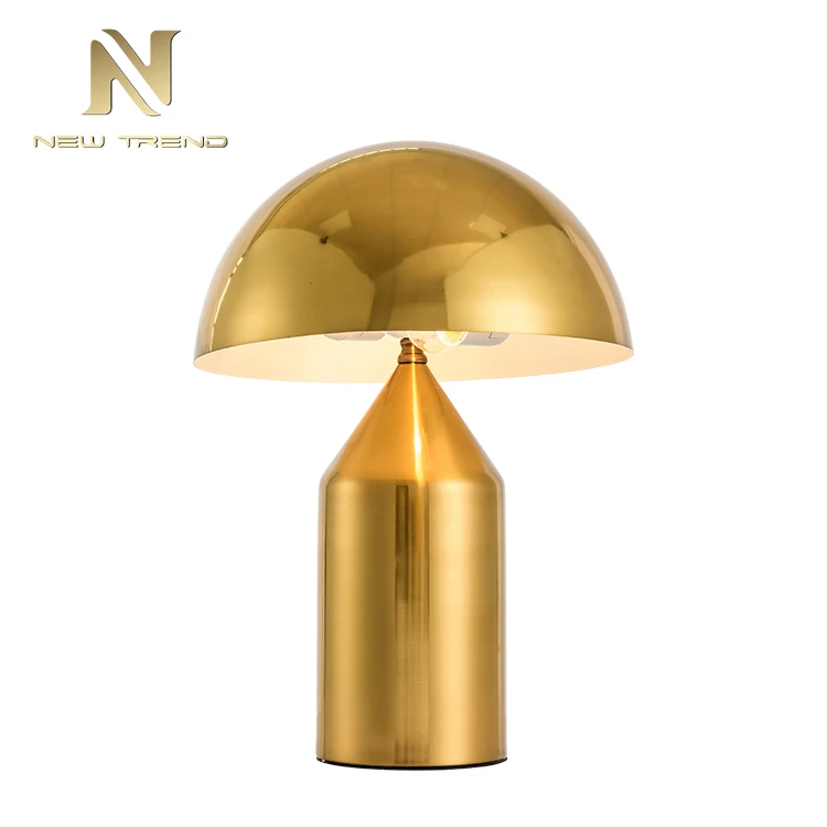 High quality energy saving gold living room iron table lamp
