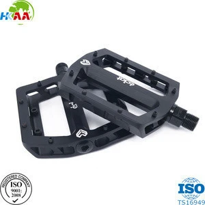 High quality factory price black color aluminum CNC machined bicycle pedals