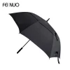 High quality feinuo branded straight cheap custom promotional customised golf umbrellas wholesale with bag