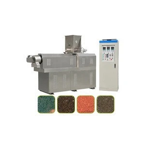 High quality fish feed produce pellet  steam food mixer  pellet produce machine pellets process plant extruder for fish food