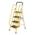 Import High Quality Handrail Household Ladder Chair Steel Ladder 4 Step Foldable Ladder from China