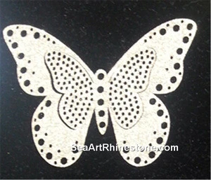 High Quality Laser Cut Butterfly Design For Garment Accessory