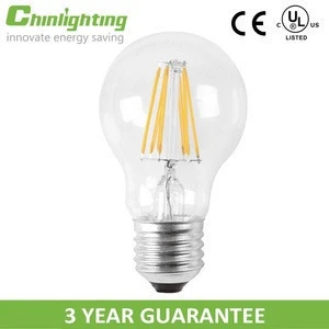 High quality led lighting DC AC 12V 110V 220V 6w e27 led filament bulbs