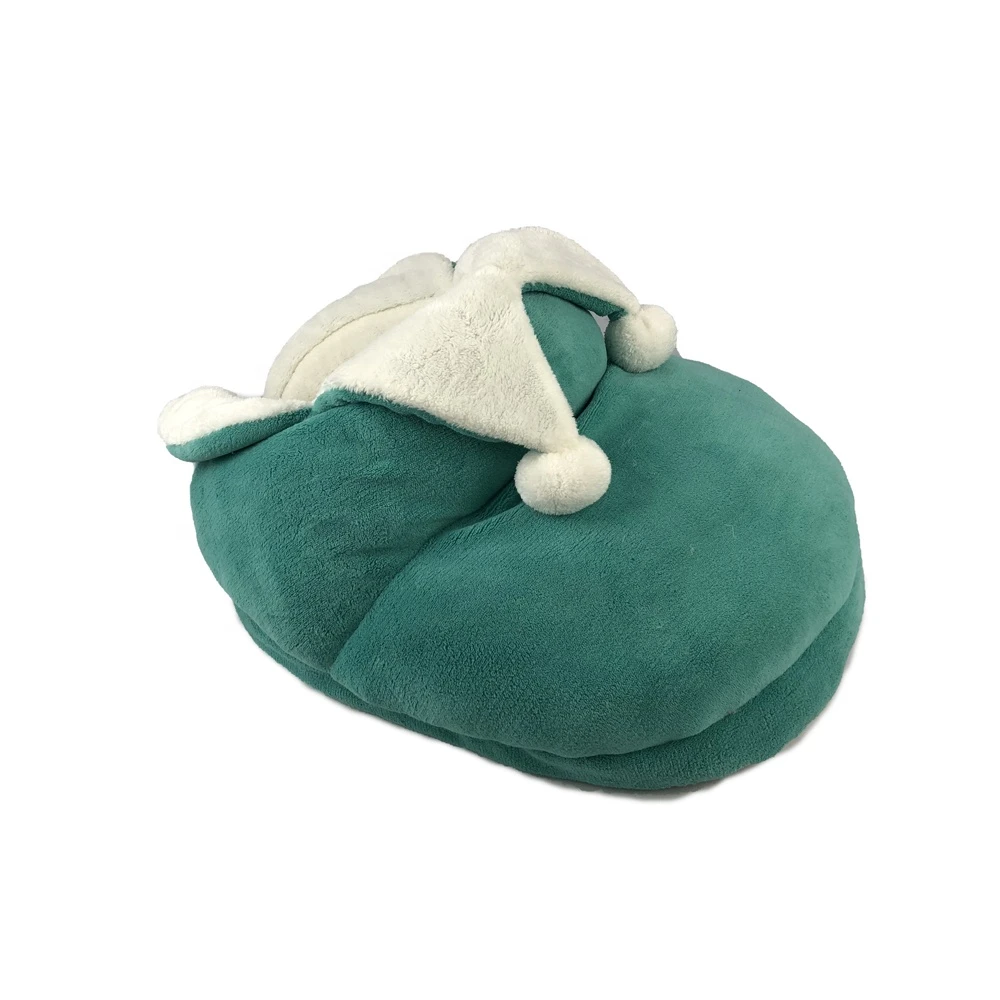 High Quality  Microtec PP Fiber Non Slip Bean Bag Chair Pet Dog Bed With Roof Igloo Cat Bed