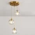 Import High Quality Modern Nordic decoration Crystal Ball Led light Ceiling Chandelier for home from China