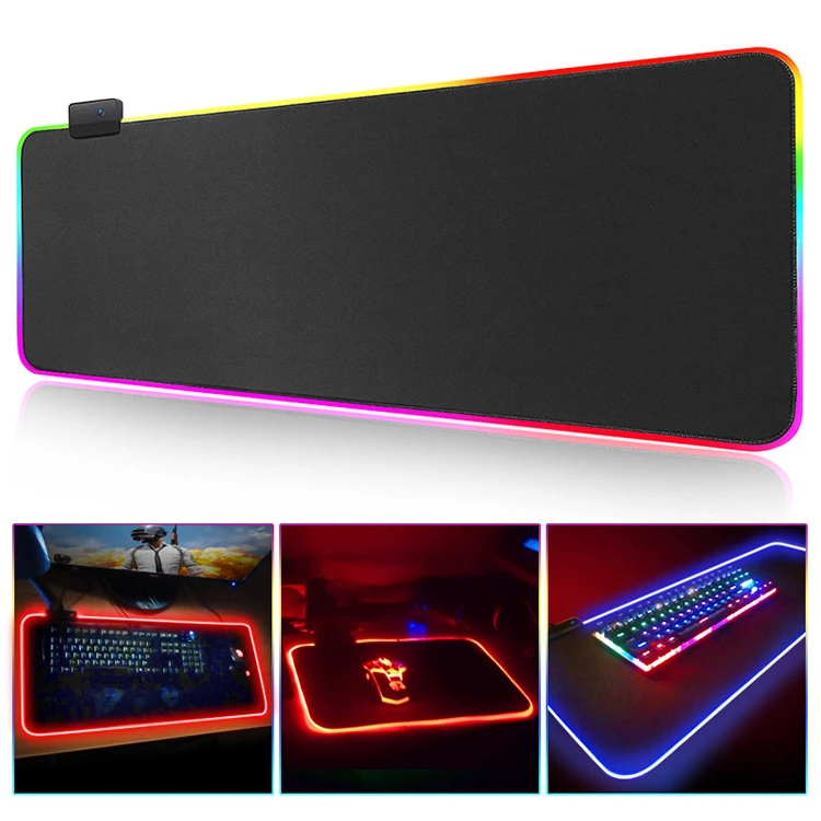 High Quality Non-Slip Colorful Mouse Pad Rgb Led xxl gaming mouse pad