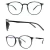 Import High Quality Optical Eyewear PC Frame Cat Eye Blue Light Glasses Optical Cases Glasses Cases Reading Eyeglasses from China