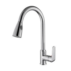 High Quality Single Handle Pull Down Kitchen Faucet With Spray Head
