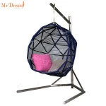 High quality waterproof customized dubai hotel egg chair rattan outdoor patio swings