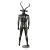 Import High quality window display  black color  Full Body antelope head  Male mannequin from China