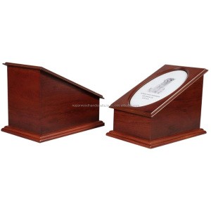HIGH QUALITY WOODEN PET ASH CREMATION PICTURE FARM URN CUTE ITEM