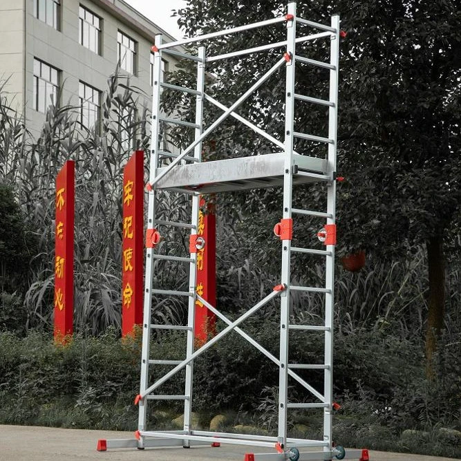 High Scaffolding Foldable Extension Ladder/More Higher Scaffolding Ladder,3m,4m,5m,6m/Useful And High Quality