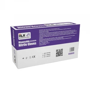 HLR Disposable Glove Powder Free Nitrile Gloves civil use non-medical Disposable Nitrile Gloves