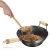 Import Home Cookware Wooden Handle Cast Iron Wok from China