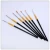 Import Hot 7pcs Miniature Paint Brushes Detail Paint Brush Set with Wood Handles for Nail Acrylic Paint Oil Watercolor for Wholesale from China