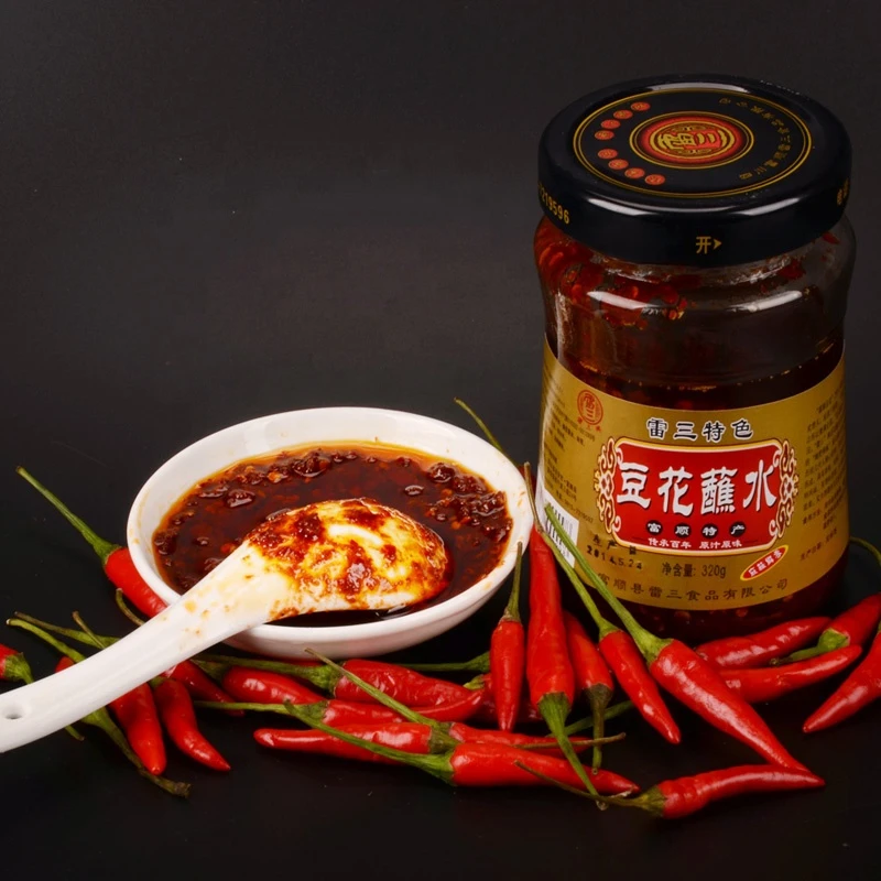 Hot New Products Bean Curd Seasoning Chili Sauce With Red Oil