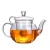 Import Hot Sale 400ml Transparent High Borosilicate Glass Teapot Tea Pot With Infuser from China