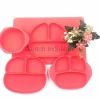 Hot Sale 4pcs Red food grade baby silicone tableware
