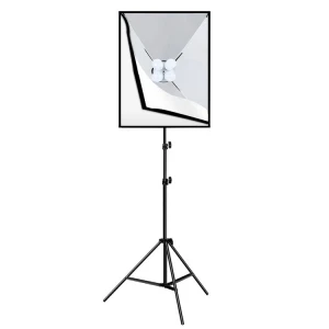 Hot Sale 50x70cm Studio Softbox 4 X E27 20W 5700K White Light LED Light Bulb Photography Lighting Kit Photo Studio Accessories