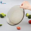 Hot Sale Colored Glass Tableware Salad Fruit Plate for Food Vegetable Serving
